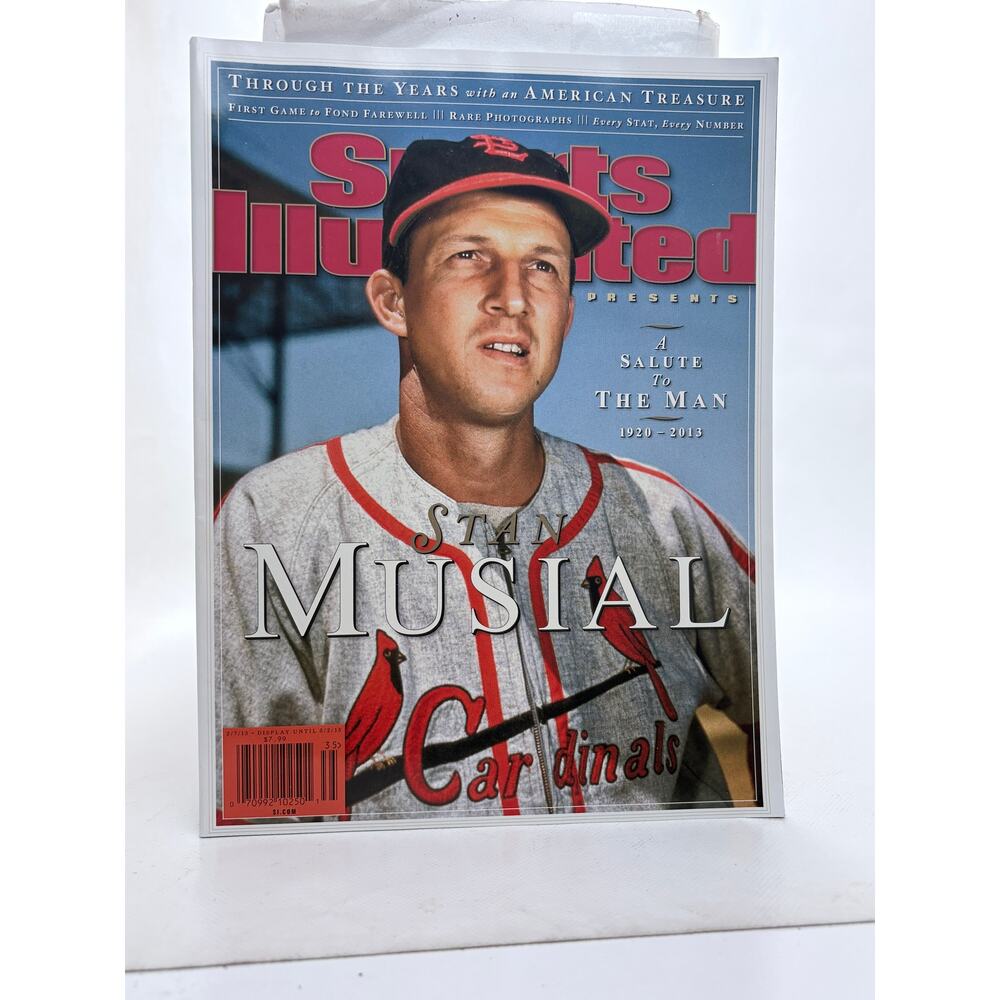 Sports Illustrated Through The Years W American Treasure Stan The Man Magazine